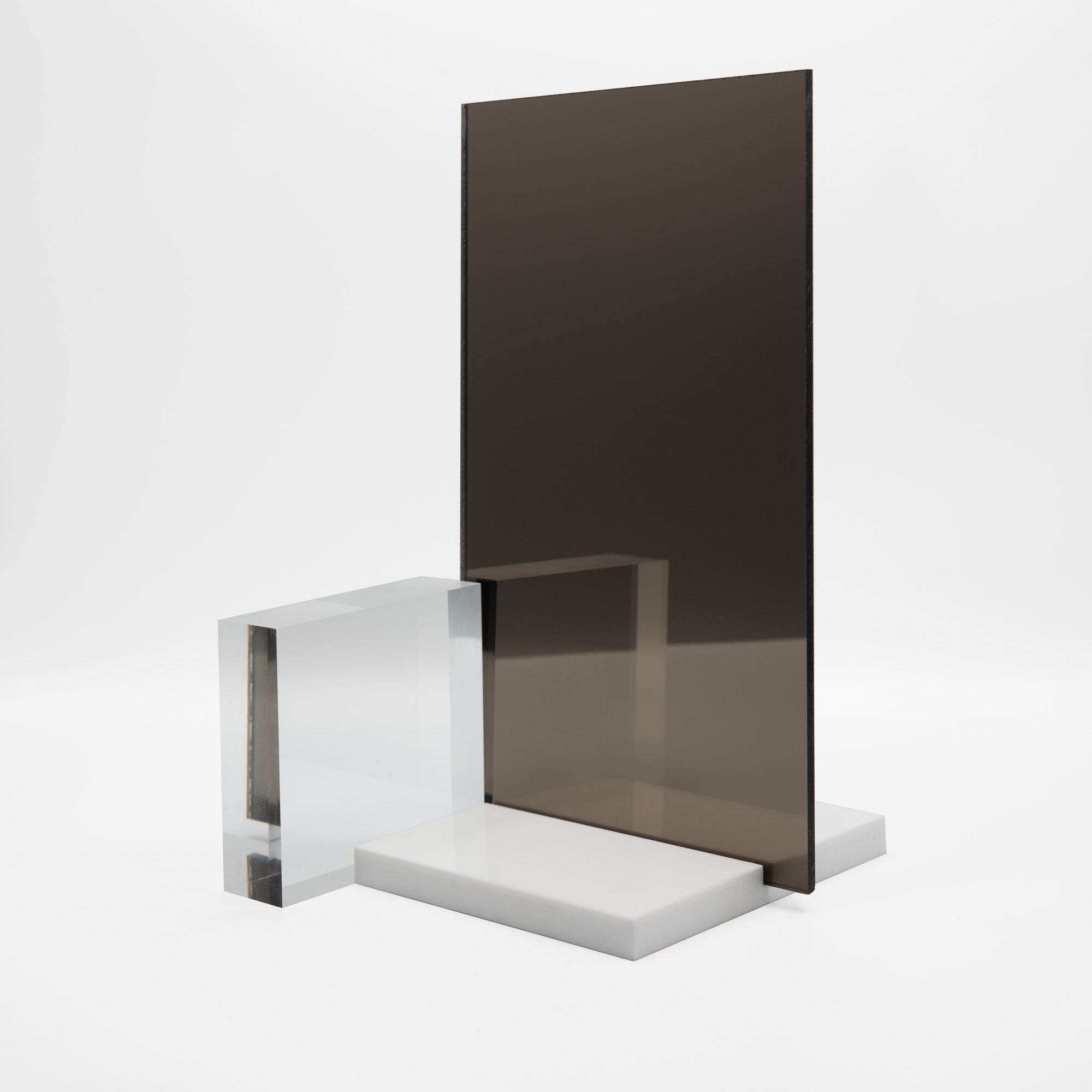 dark bronze mirrored acrylic