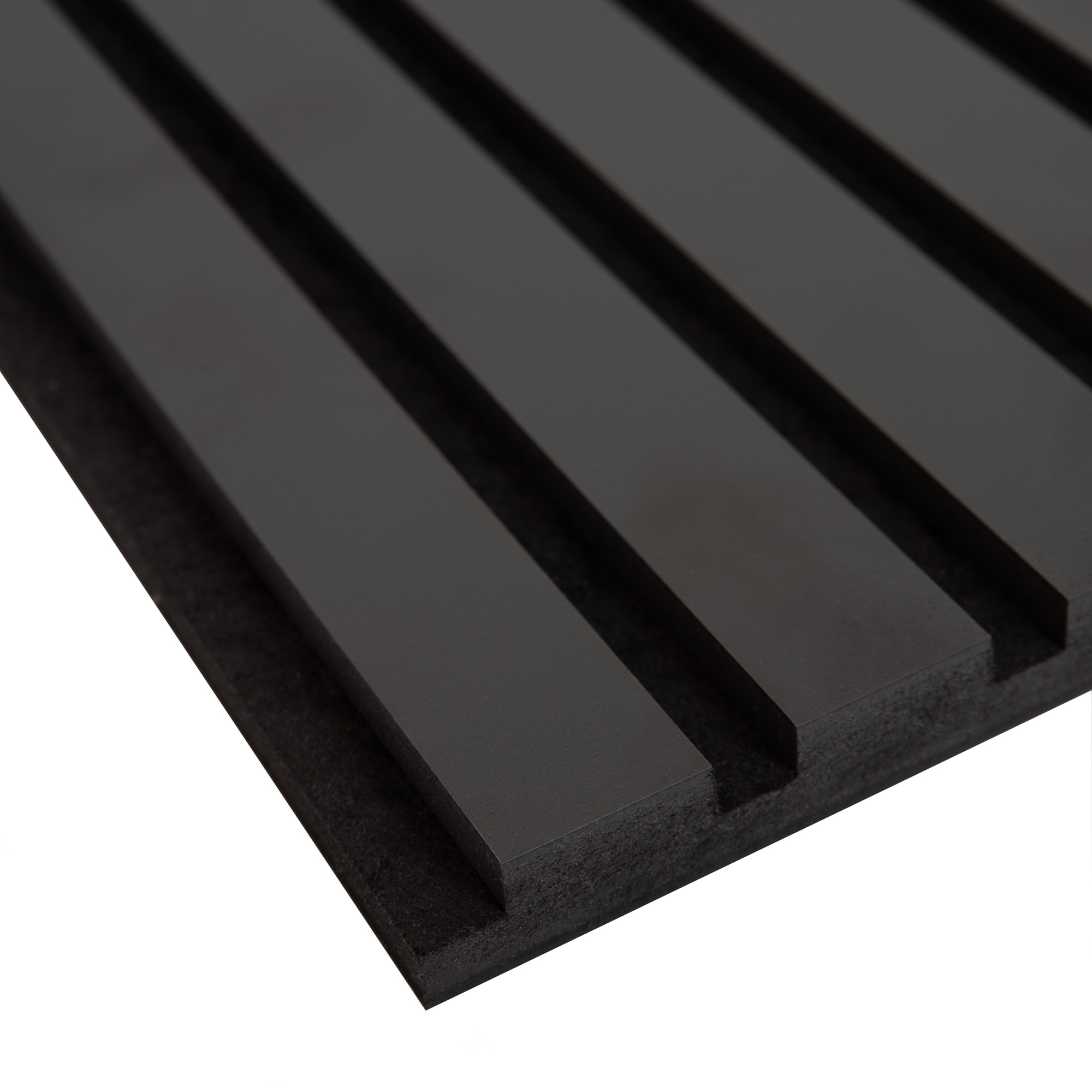 charcoal slat wall panel