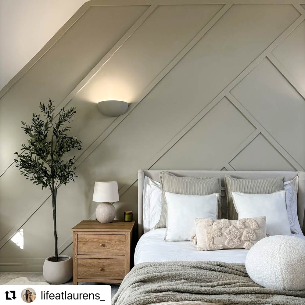 Asymmetrical Wall Panelling