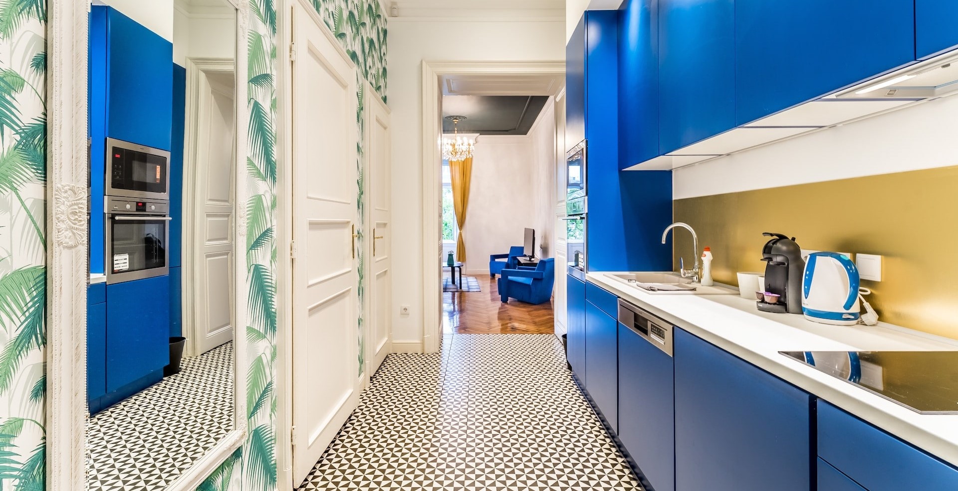 metal kitchen splashback