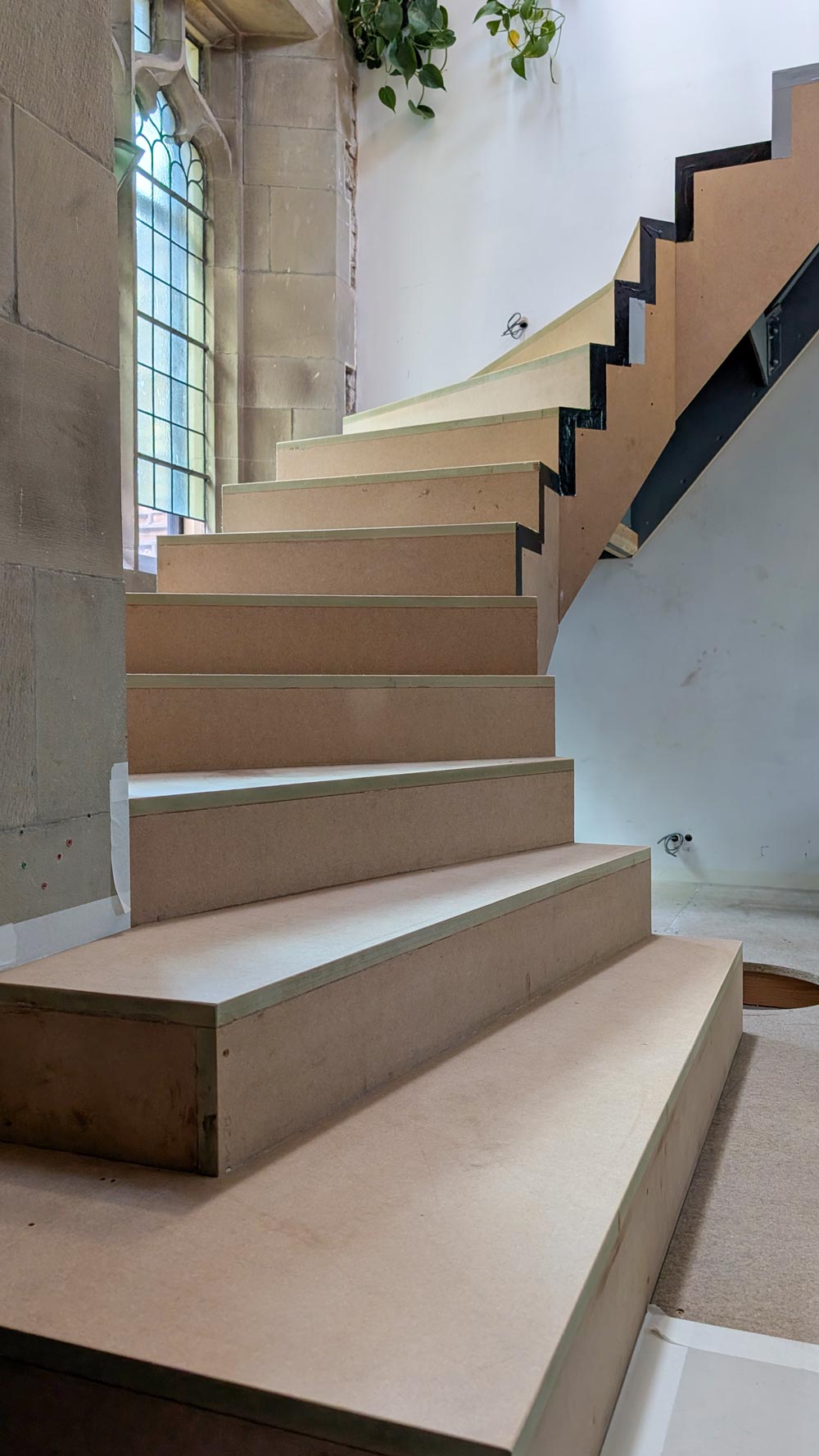 MDF staircase