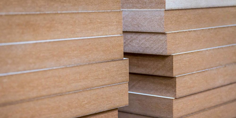 stack of mdf sheets