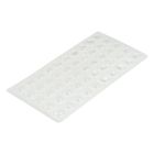 One sheet of plastic buffer dots. This sheet is 10 by 5. 