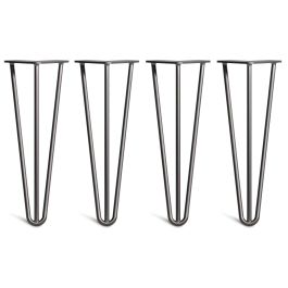 Pack of 4 - 35cm 3-Rod Hairpin Legs - Coffee Table 