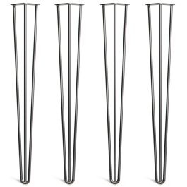 Pack of 4 - 86cm 3-Rod Hairpin Legs - Console Table