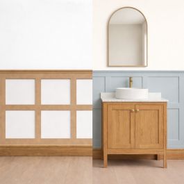 Bathroom Shaker Wall Panelling Kit with Dado