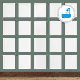 Full Height Bathroom Shaker Wall Panelling Kit