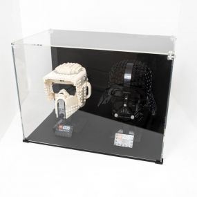 Display Case For Two LEGO® Helmets