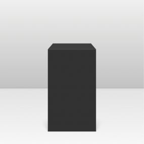 Black Square Plinths