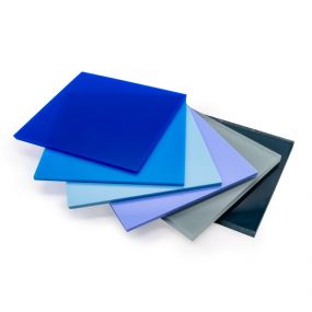 Blue Acrylic Splashback Sample Pack