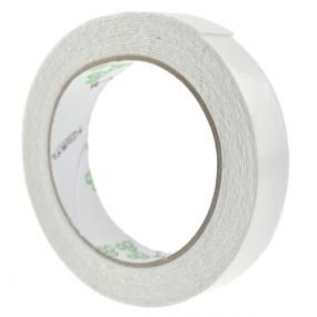 Reel of white foam double-sided tape