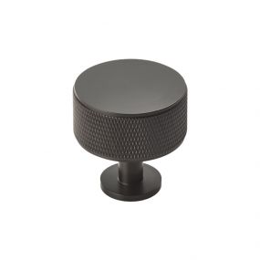 Matt Black Knurled Radio Knob