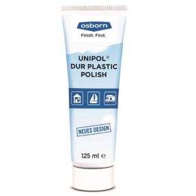 125ml white squeeze tube of Unipol plastic polish