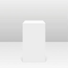 White Square Plinths