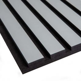 Light Grey Slat Wall Panels
