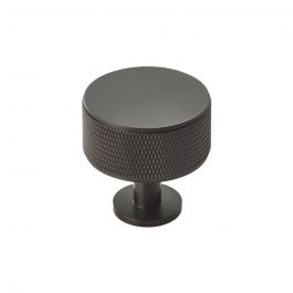 Matt Black Knurled Radio Knob