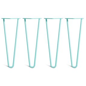 Pack of 4 - 35cm Duck Egg 2-Rod Hairpin Legs - Coffee Table