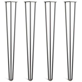 Pack of 4 - 86cm 3-Rod Hairpin Legs - Console Table