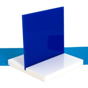 3mm Dark Blue Acrylic Sheet A6 - 15 Pack