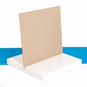 3mm Desert Beige Acrylic Sheet A6 - 10 Pack