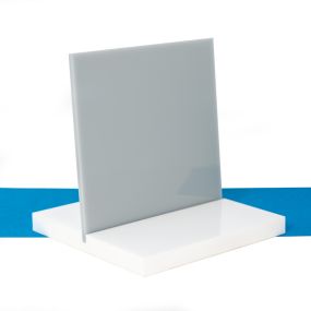 3mm Light Grey Acrylic Sheet A6 - 15 Pack