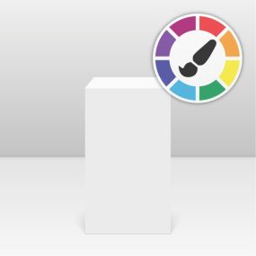 Custom Colour Square Plinths