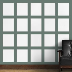 Full Height Square Shaker Wall Panelling Kit