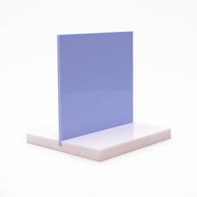 3mm Pastel Bubblegum Blue Acrylic Sheet A6 - 10 Pack
