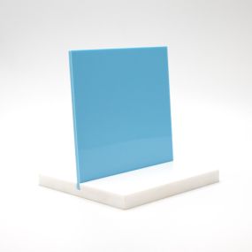 3mm Pastel Candy Floss Blue Acrylic Sheet A4 - 5 Pack