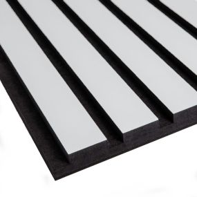 Light Grey Slat Wall Panels