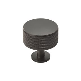 Matt Black Knurled Radio Knob