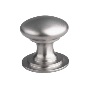 Satin Nickel Victorian Knob 32mm