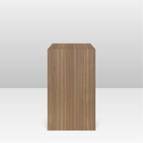 Walnut Veneer Square Plinths