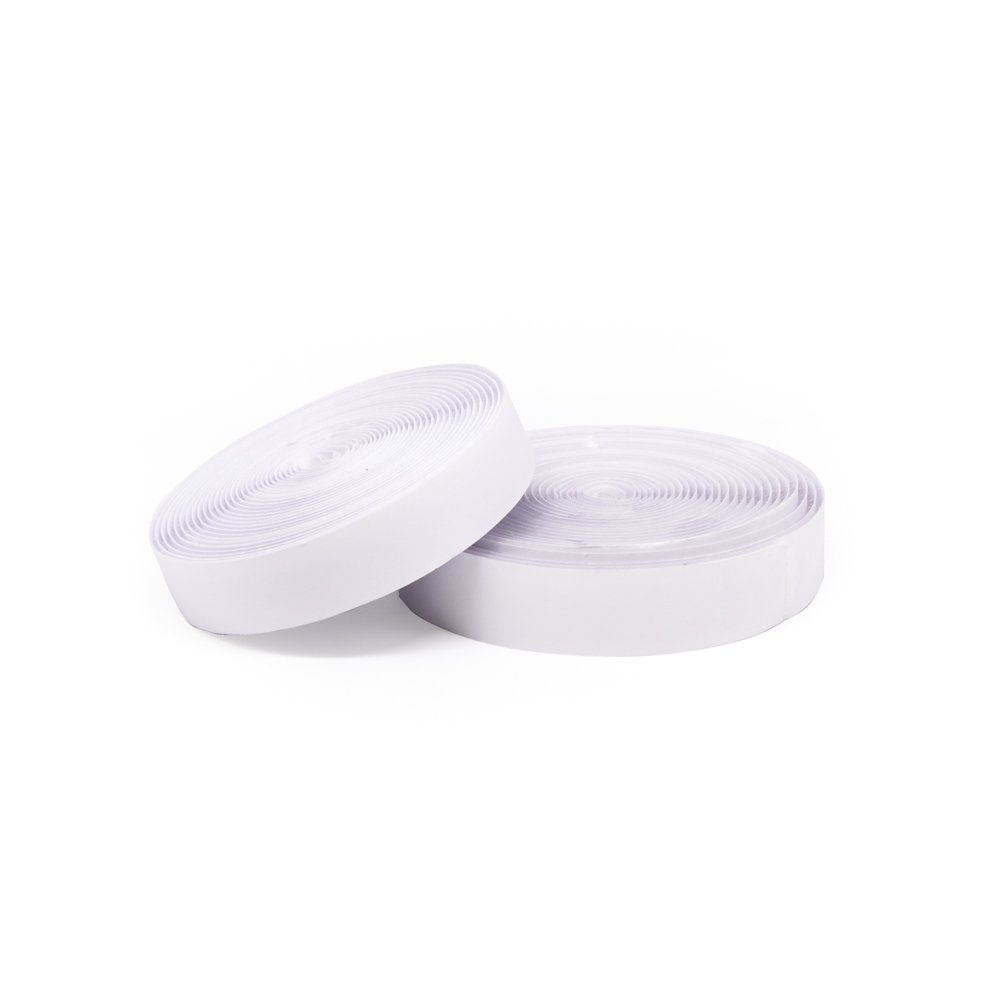 White Hook & Loop Tape - 5m x 20mm