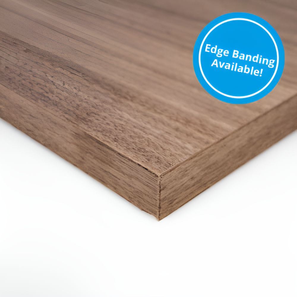 19mm American Black Walnut Veneered MDF Dining Table Top