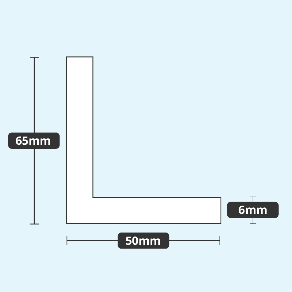 Mild Steel Unequal Angles Mill Finish Cut My