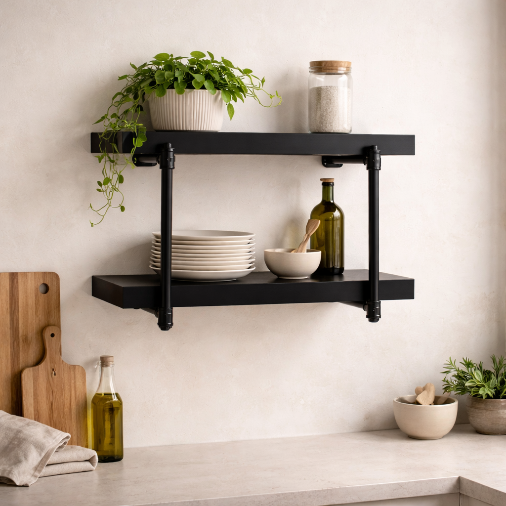 Pipe Shelves