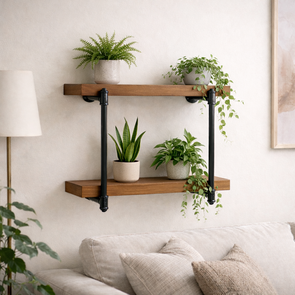 Pipe Shelves