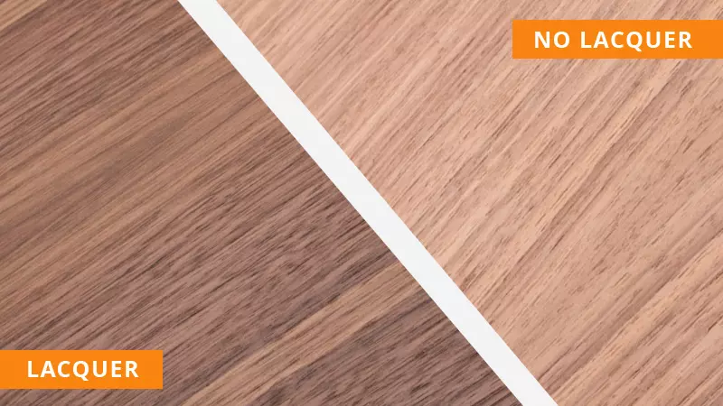 lacquer vs no lacquer