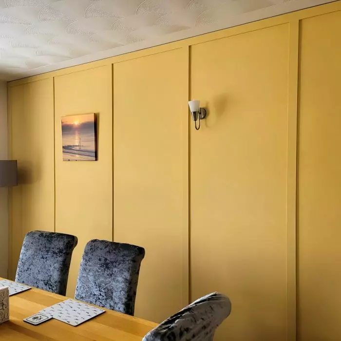 Yellow Wall Panelling