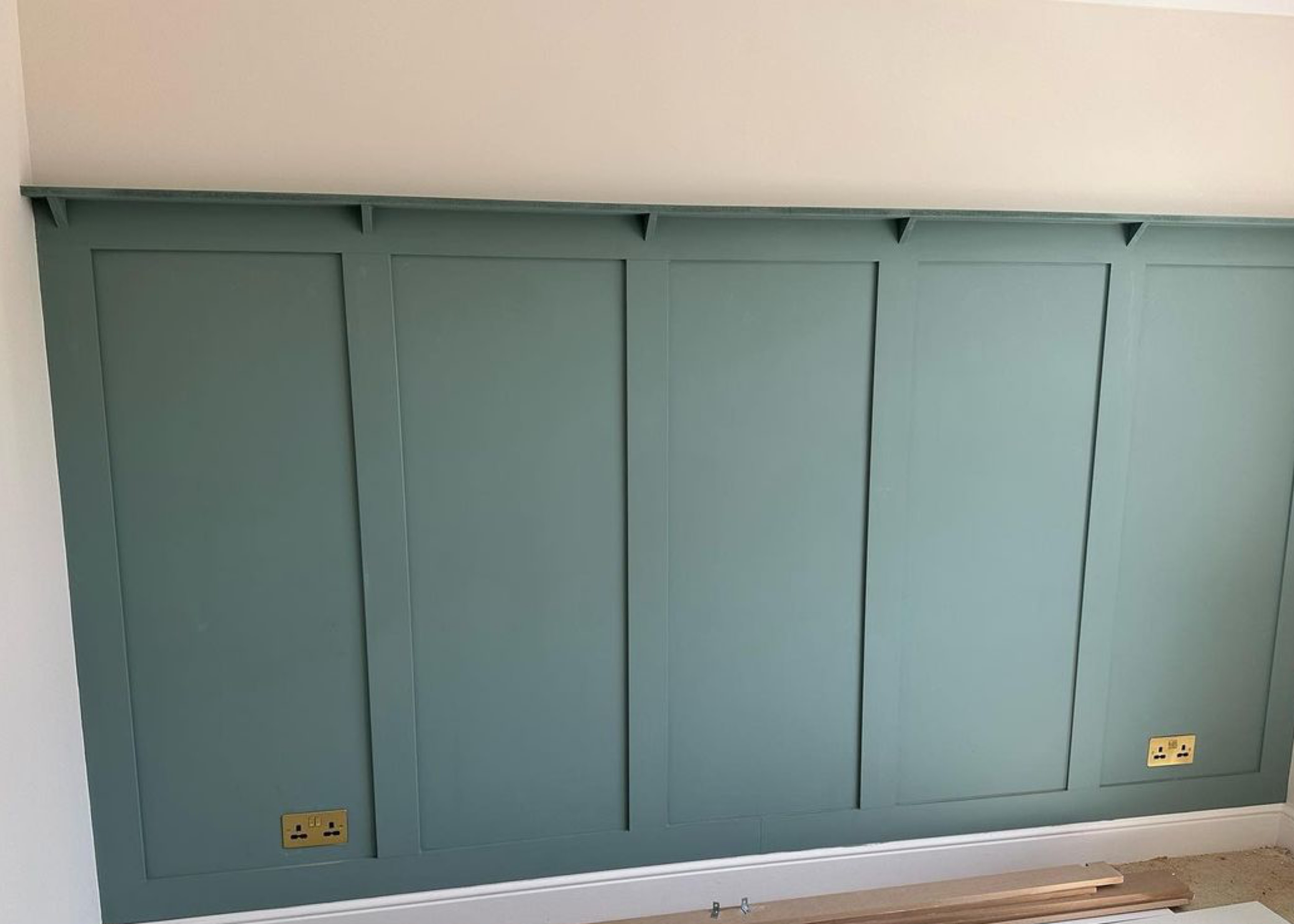 pastel shaker wall panel