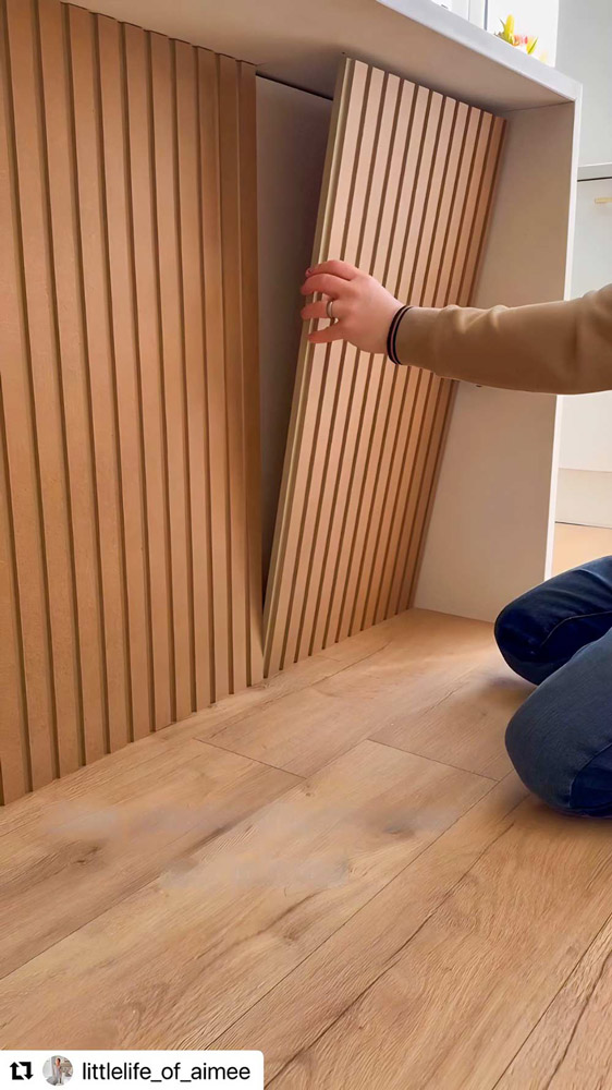 paintable slat panelling