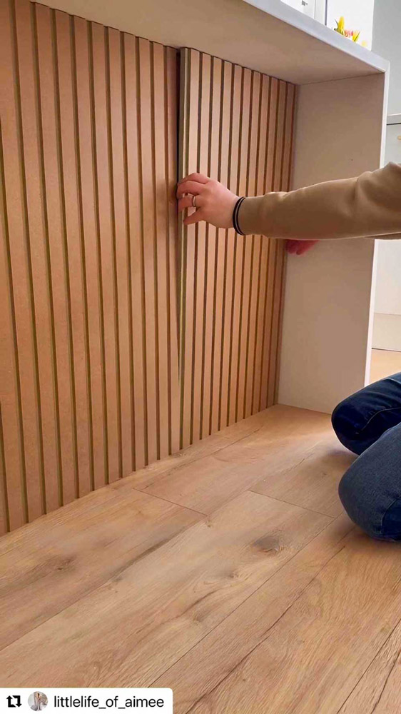 paintable slat panelling